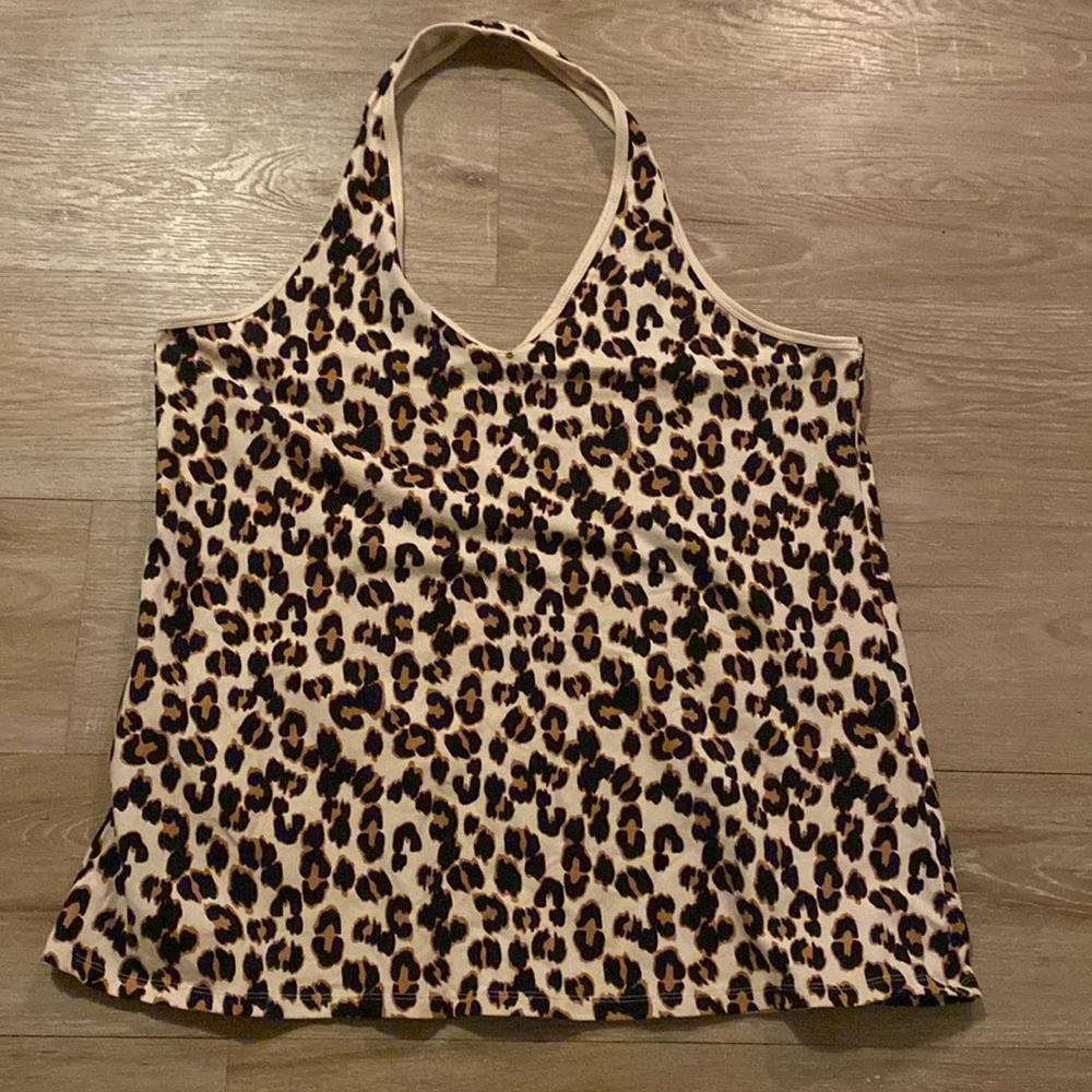 Torrid Leopard halters top size 3